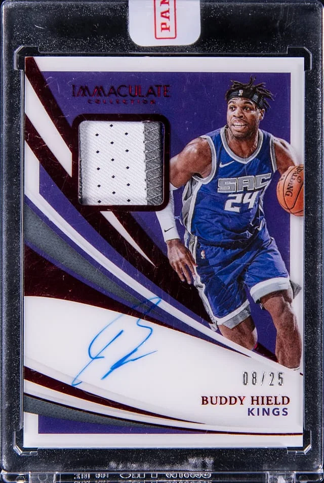 2020-21 Panini Immaculate Collection Buddy Hield Patch Autograph Red #PA-BHI card image