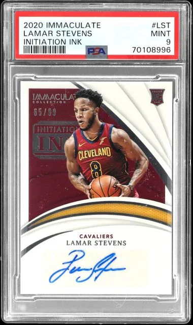 2020-21 Panini Immaculate Collection Lamar Stevens Initiation Ink #INI-LST card image