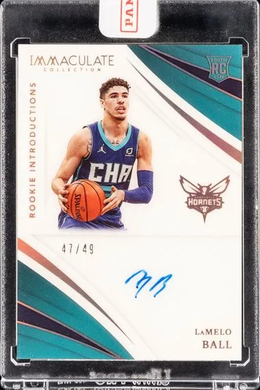 2020-21 Panini Immaculate Collection LaMelo Ball Introductions #RI-LMB card image