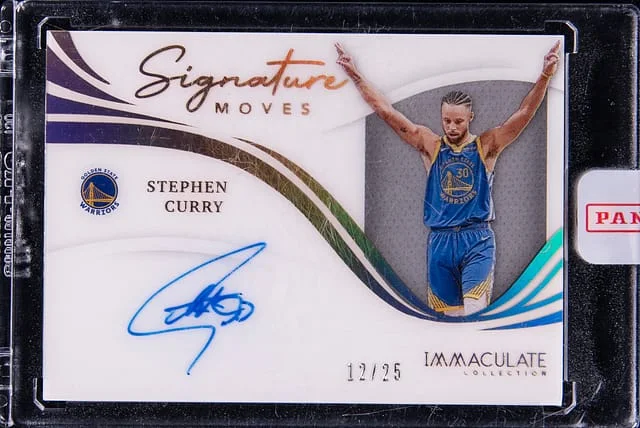 2020-21 Panini Immaculate Collection Stephen Curry Signature Moves #SM-SCU card image
