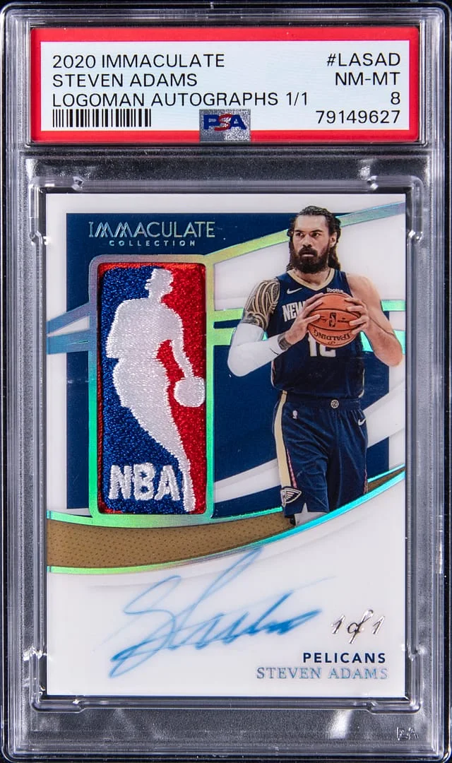 2020-21 Panini Immaculate Collection Steven Adams Logoman Autographs #LA-SAD card image