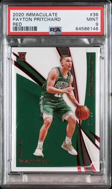 2020-21 Panini Immaculate Payton Pritchard Red #36 card image
