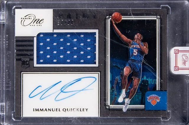 2020-21 Panini Immanuel Quickley One #PRJ-IMQ card image