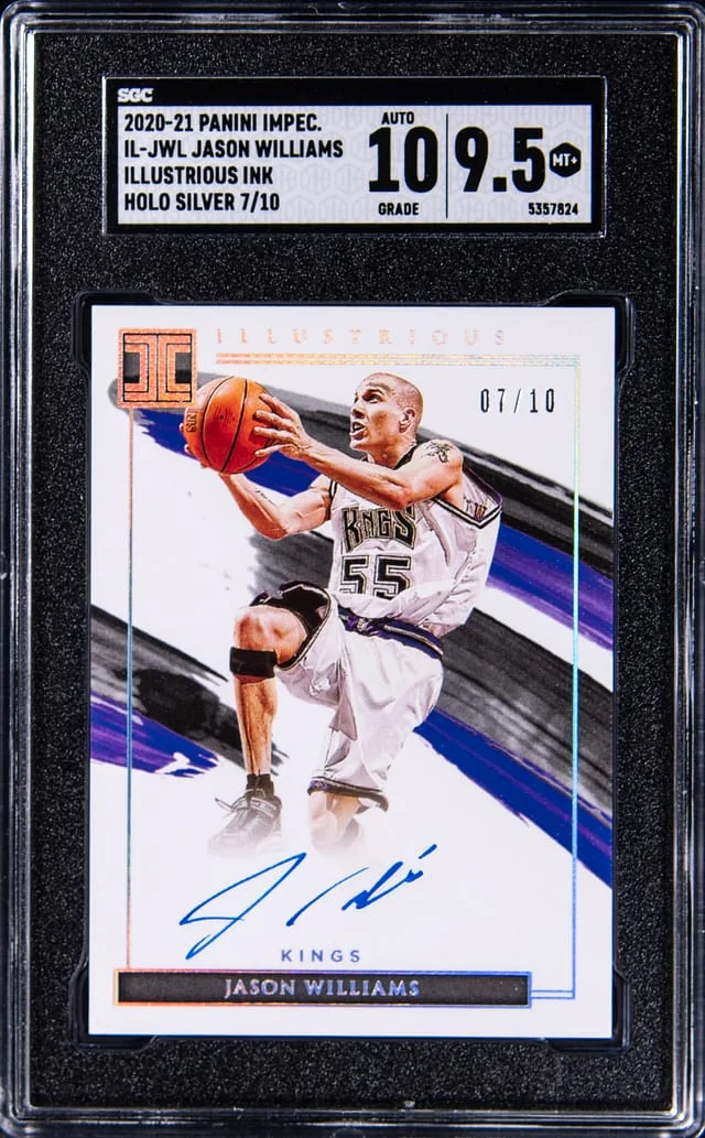 2020-21 Panini Impeccable Jason Williams Illustrious Ink Holo Silver #IL-JWL card image