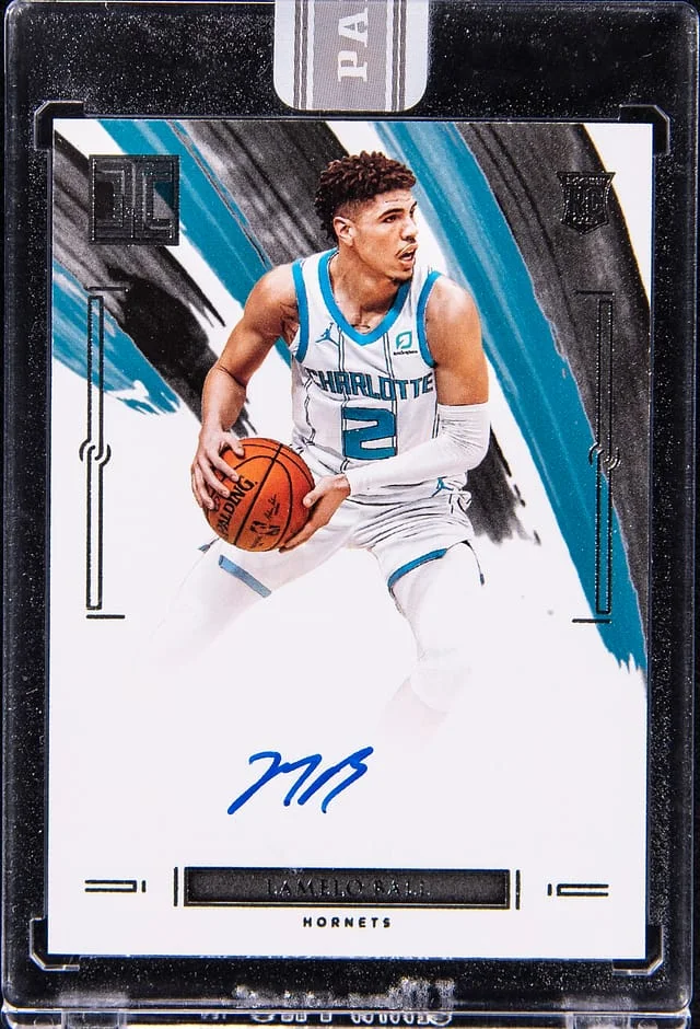 2020-21 Panini Impeccable LaMelo Ball Autograph #RA-BAL card image