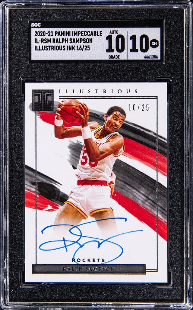 2020-21 Panini Impeccable Ralph Sampson Illustrious Ink #IL-RSM card image