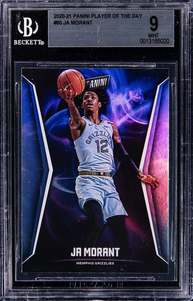 2020-21 Panini Ja Morant Player Of The Day #80 card image