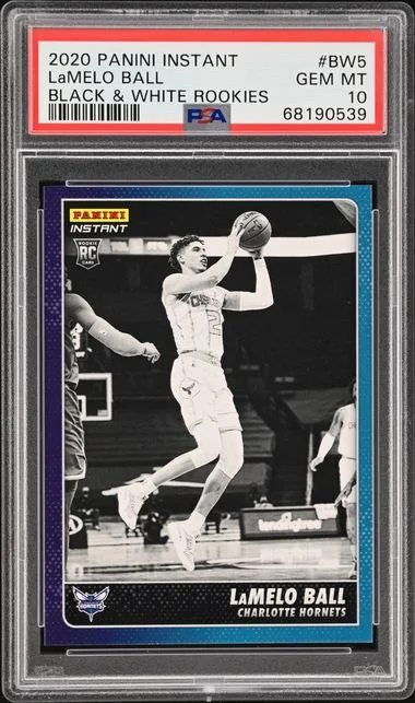 2020-21 Panini LaMelo Ball Instant Black & White Rookies #BW5 card image