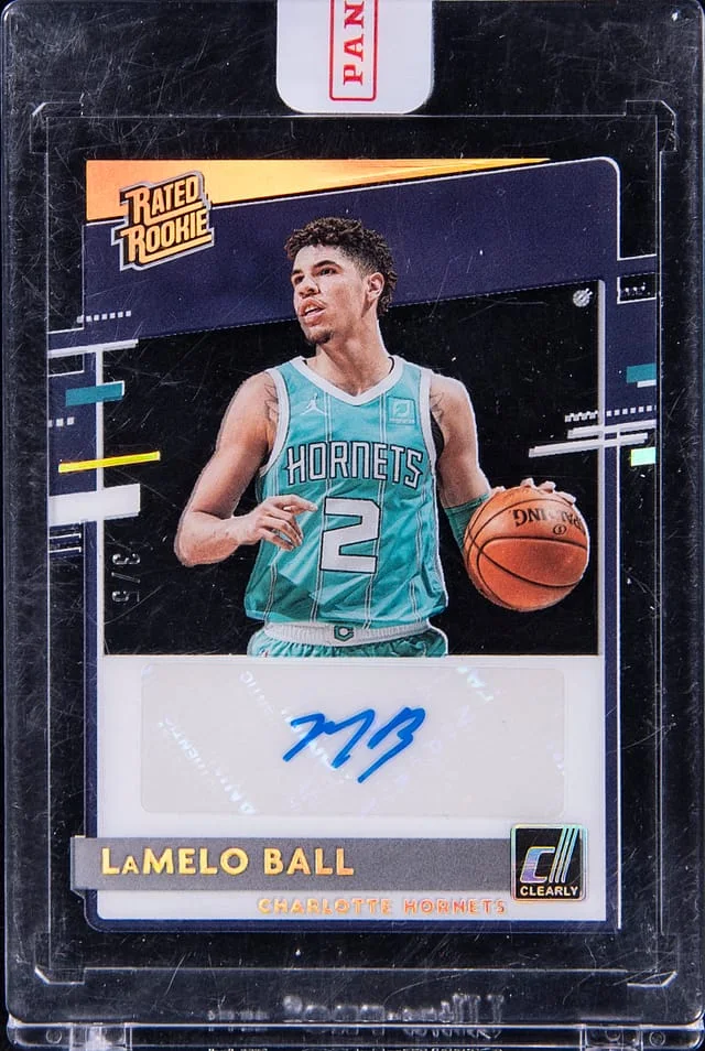 2020-21 Panini LaMelo Ball Clearly Donruss Rated #RRA-LMB card image