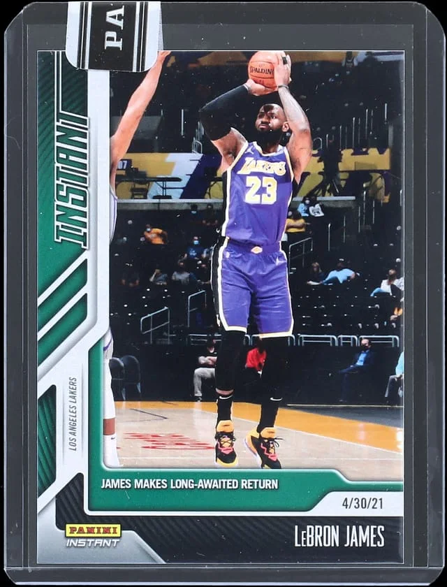 2020-21 Panini LeBron James - Panini Sealed Instant Green #157 card image