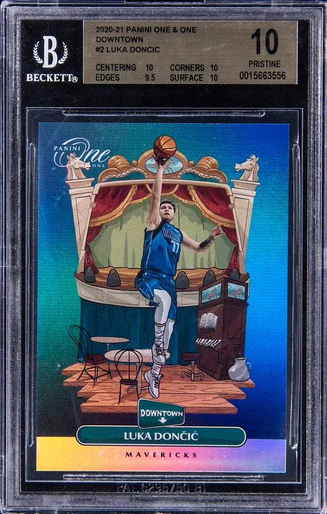 2020-21 Panini Luka Doncic One & One Downtown #2 card image