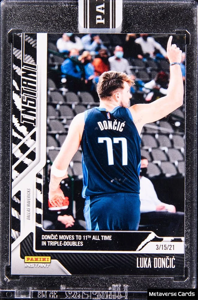 2020-21 Panini Luka Doncic - Panini Encased Instant Black #103 card image