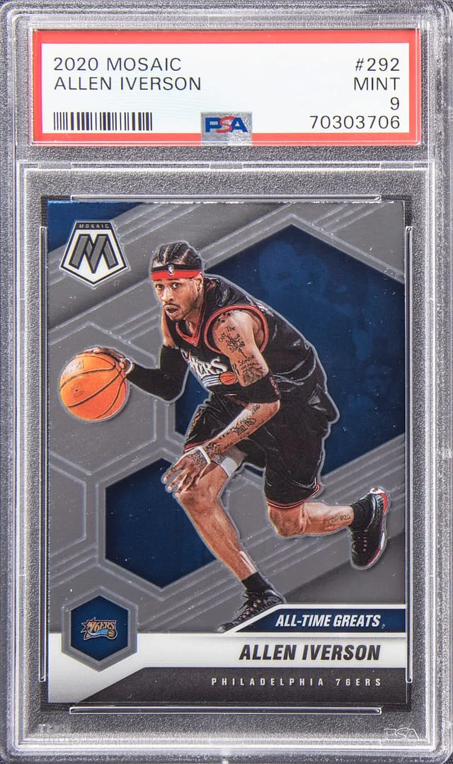 2020-21 Panini Mosaic Allen Iverson #292 card image