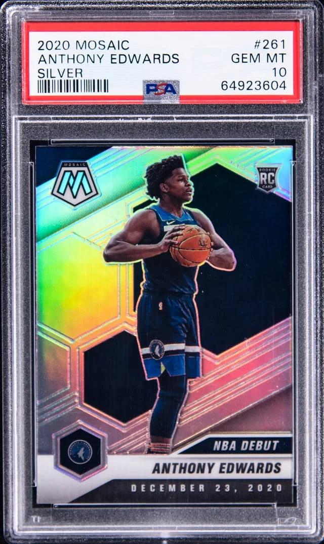 2020-21 Panini Mosaic Anthony Edwards Silver #251 card image