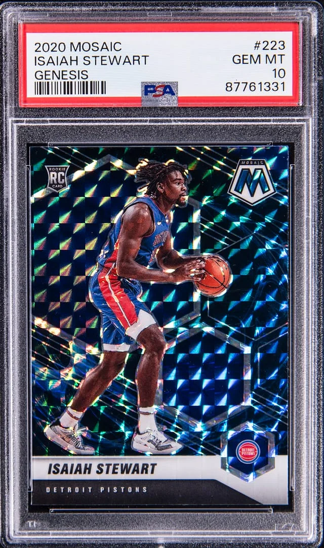 2020-21 Panini Mosaic Isaiah Stewart Genesis #223 card image
