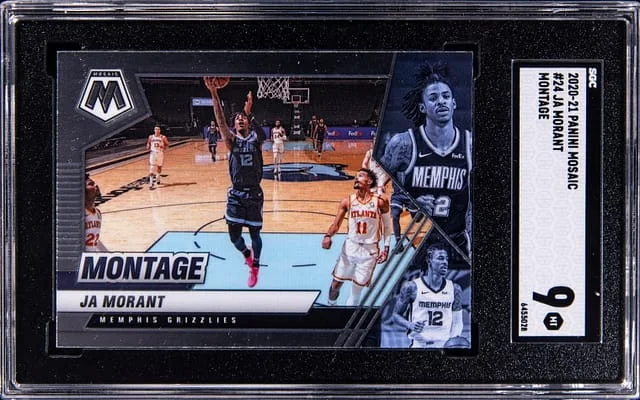 2020-21 Panini Mosaic Ja Morant Montage #24 card image