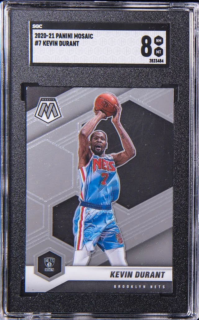 2020-21 Panini Mosaic Kevin Durant #7 card image