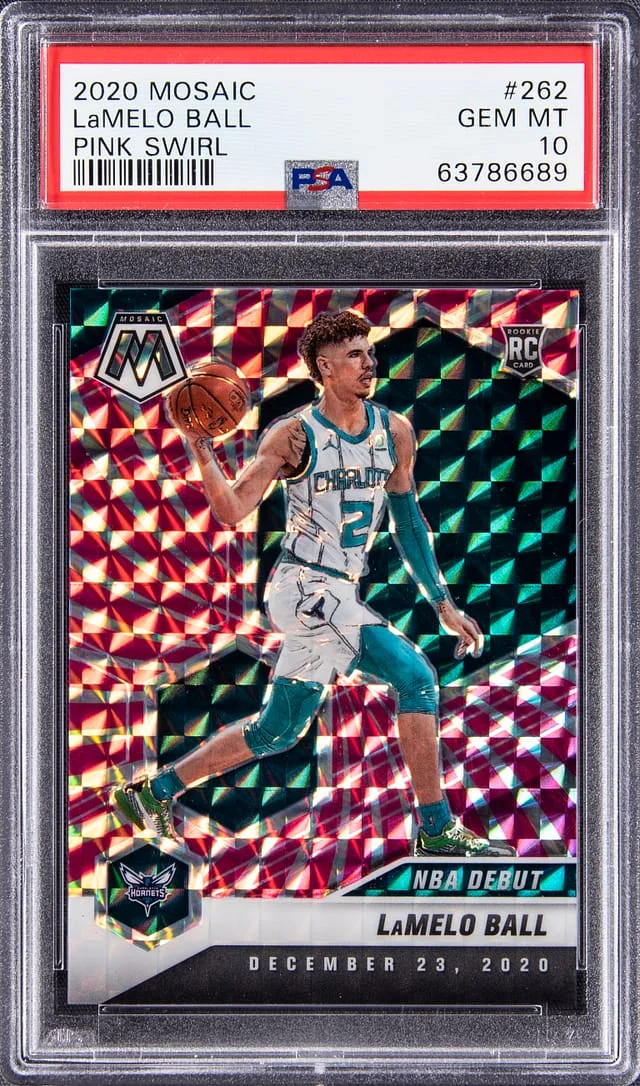 2020-21 Panini Mosaic Lamelo Ball NBA Debut #262 card image