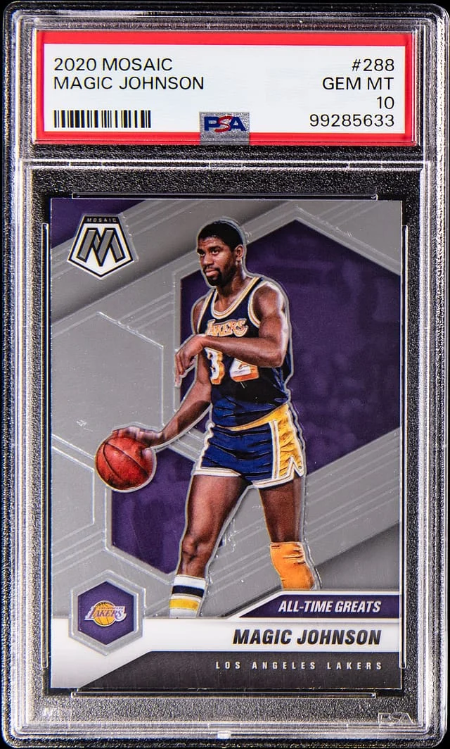 2020-21 Panini Mosaic Magic Johnson #288 card image