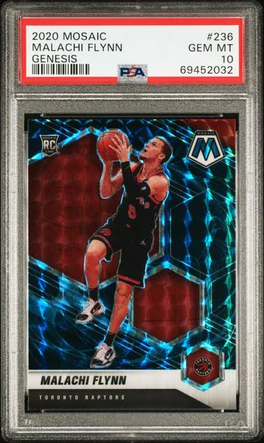2020-21 Panini Mosaic Malachi Flynn Genesis #236 card image