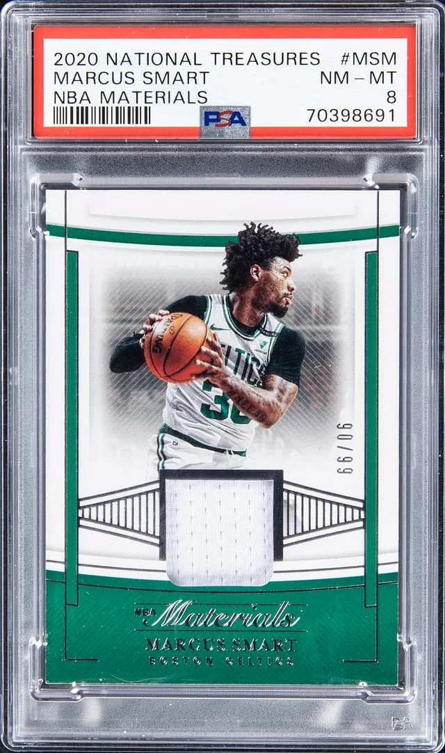 2020-21 Panini National Treasures Marcus Smart NBA Materials #MSM card image