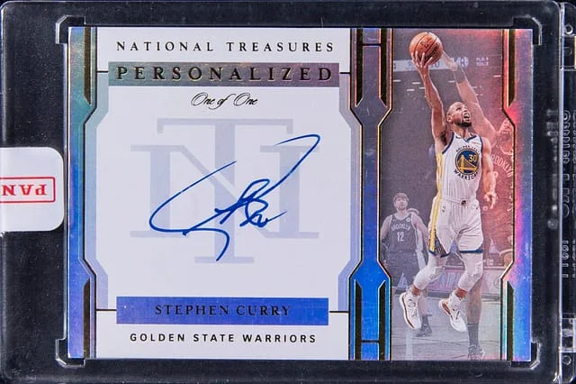 2020-21 Panini National Treasures Stephen Curry Personalized #P-SCU2 card image