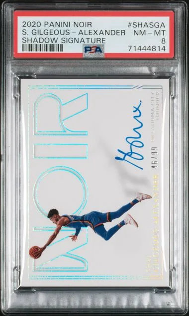 2020-21 Panini Noir Shadow Signatures #SHA #no-number card image