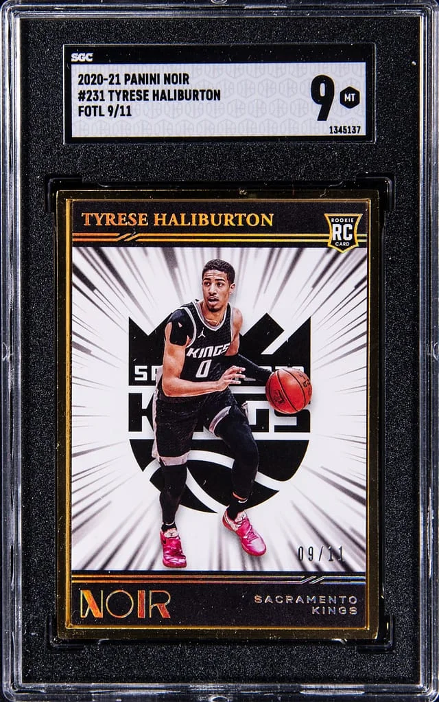 2020-21 Panini Noir Tyrese Haliburton FOTL #231 card image