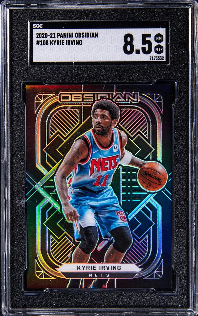 2020-21 Panini Obsidian Kyrie Irving #108 card image