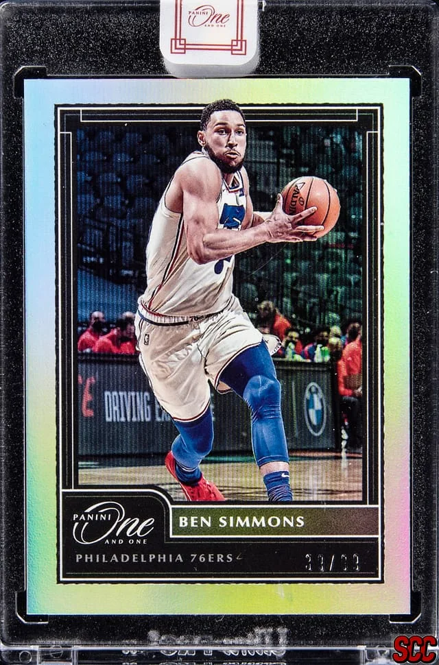 2020-21 Panini One and One Ben Simmons - Panini Encased #82 card image
