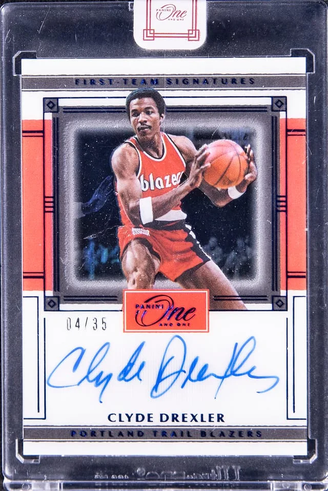 2020-21 Panini One and One Clyde Drexler #FTS-CDX card image