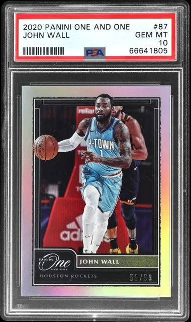 2020-21 Panini One and One John Wall #87 card image