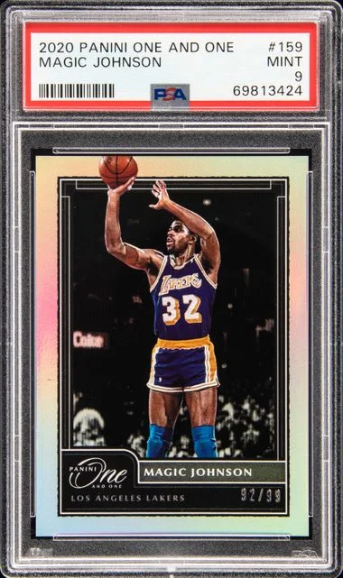2020-21 Panini One and One Magic Johnson #159 card image