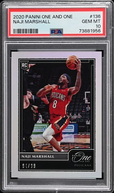 2020-21 Panini One and One Naji Marshall #136 card image