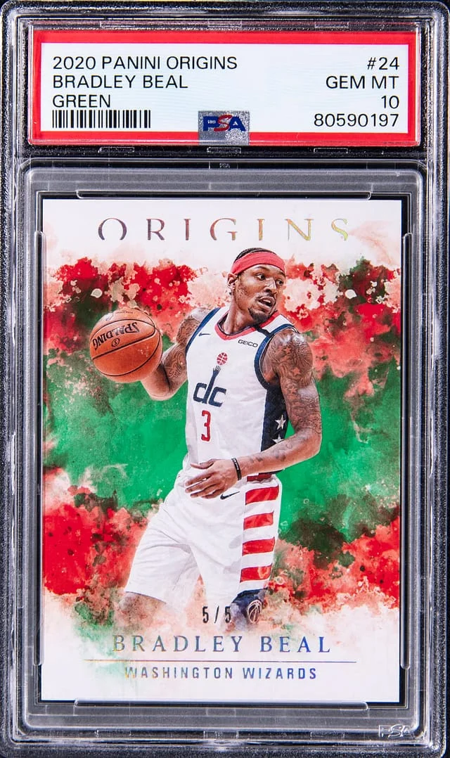 2020-21 Panini Origins Bradley Beal Green #24 card image