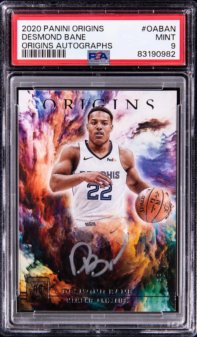 2020-21 Panini Origins Desmond Bane Autograph #OA-BAN card image