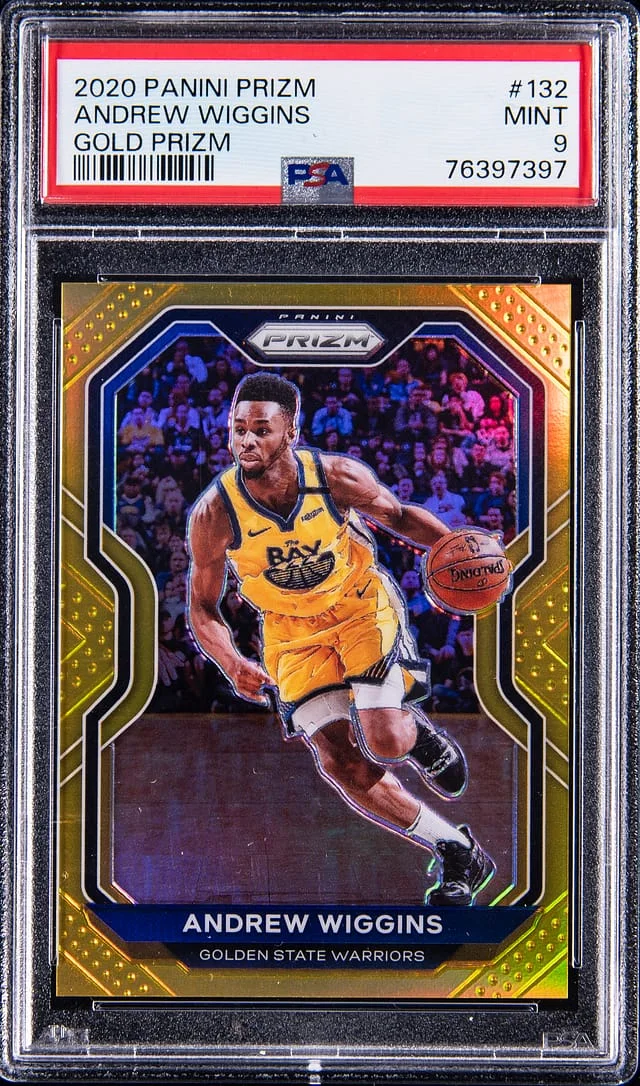 2020-21 Panini Prizm Andrew Wiggins Gold Prizm #132 card image
