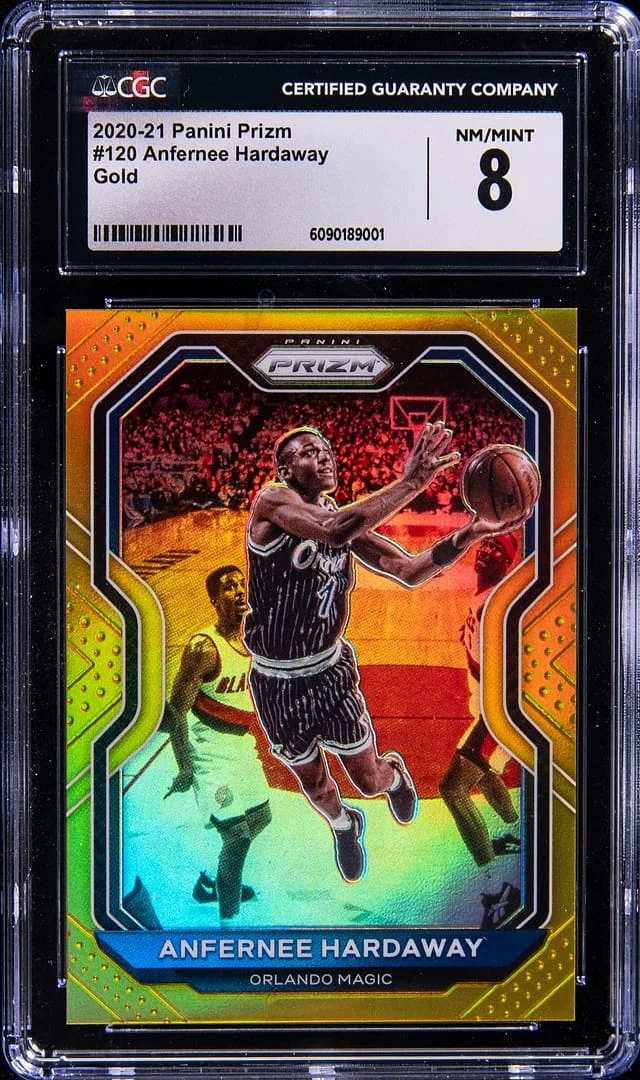 2020-21 Panini Prizm Anfernee Hardway Gold Prizm #120 card image