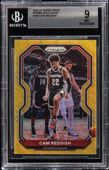 2020-21 Panini Prizm Cam Reddish Gold Wave Prizm #169 card image