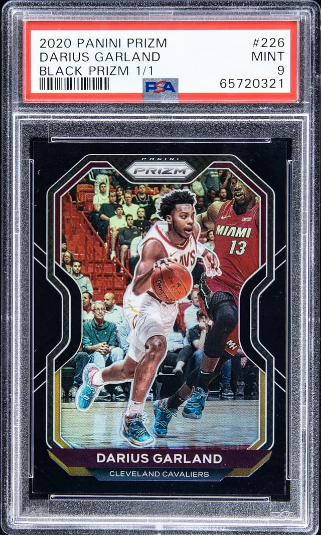 2020-21 Panini Prizm Darius Garland Black Shimmer Prizm #226 card image