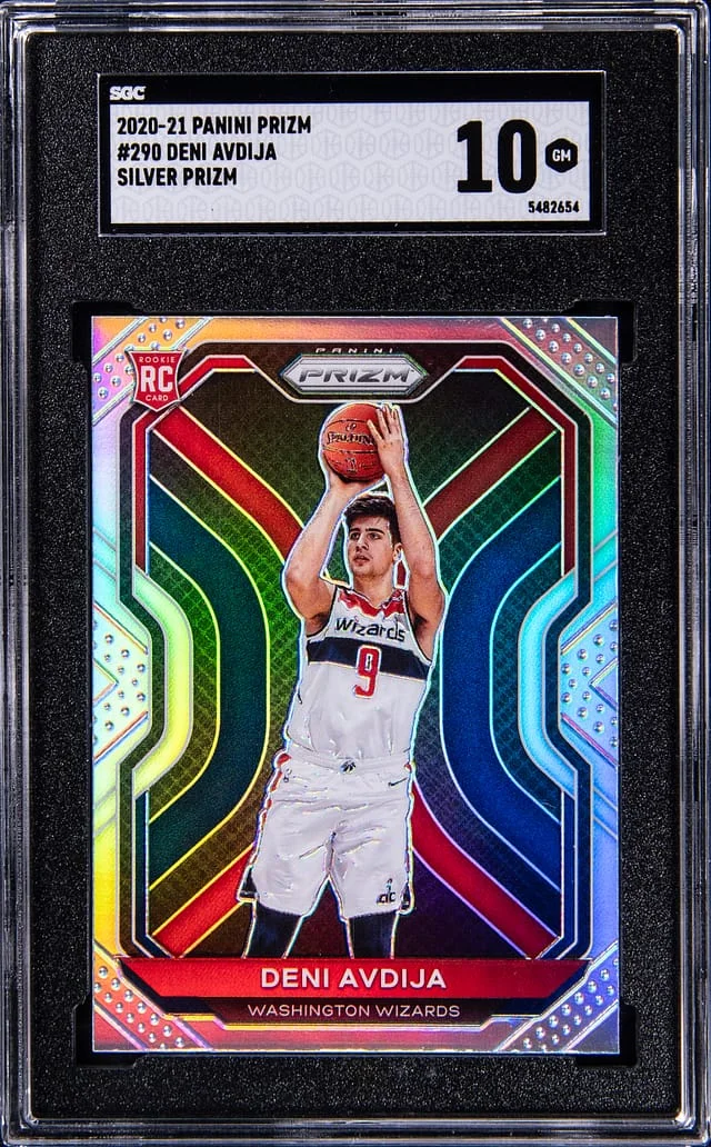 2020-21 Panini Prizm Deni Avdija Silver Prizm #290 card image