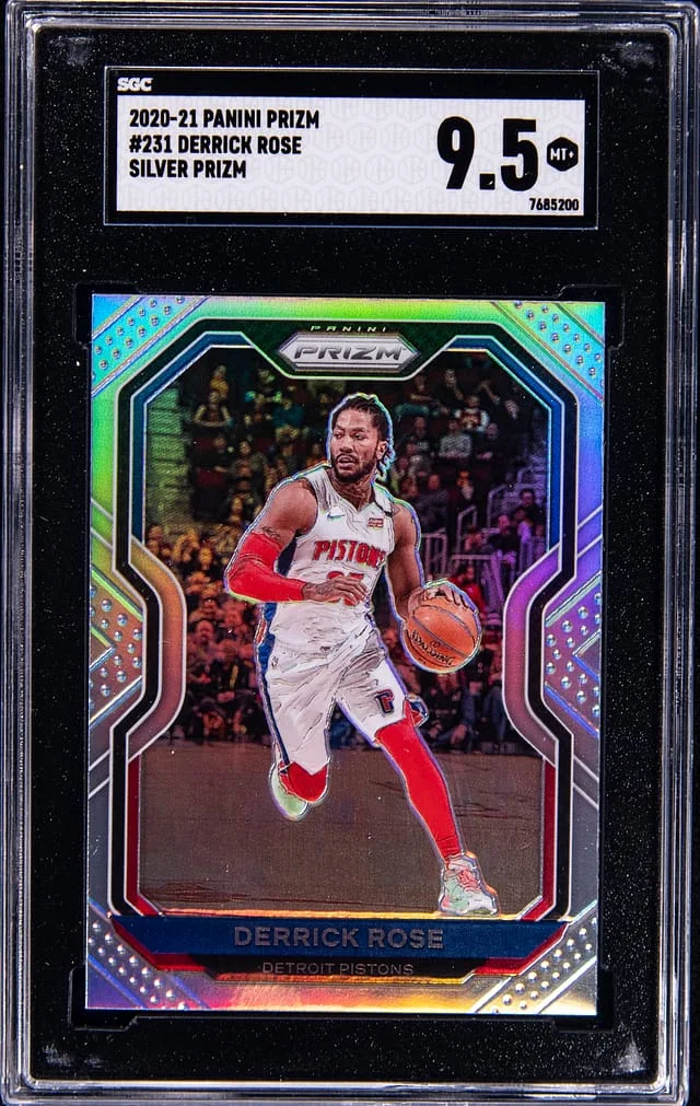 2020-21 Panini Prizm Derrick Rose Silver Prizm #231 card image