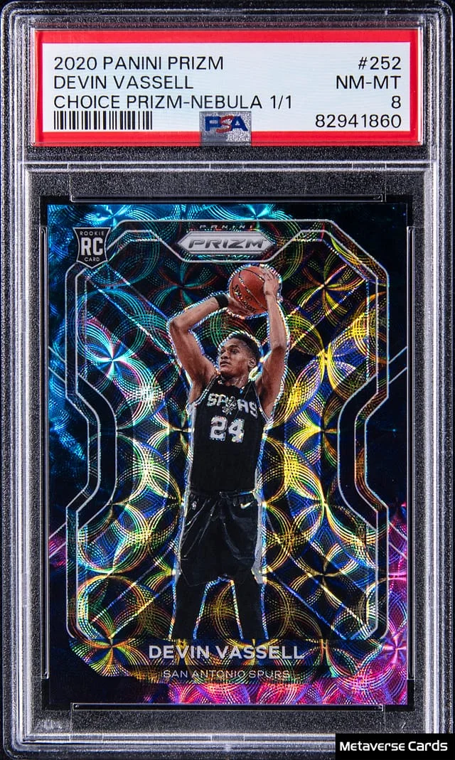 2020-21 Panini Prizm Devin Vassell Silver #252 card image