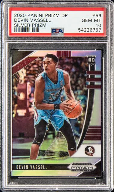 2020-21 Panini Prizm Devin Vassell Silver Prizm #56 card image