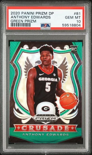 2020-21 Panini Prizm Draft Picks Anthony Edwards #81 card image