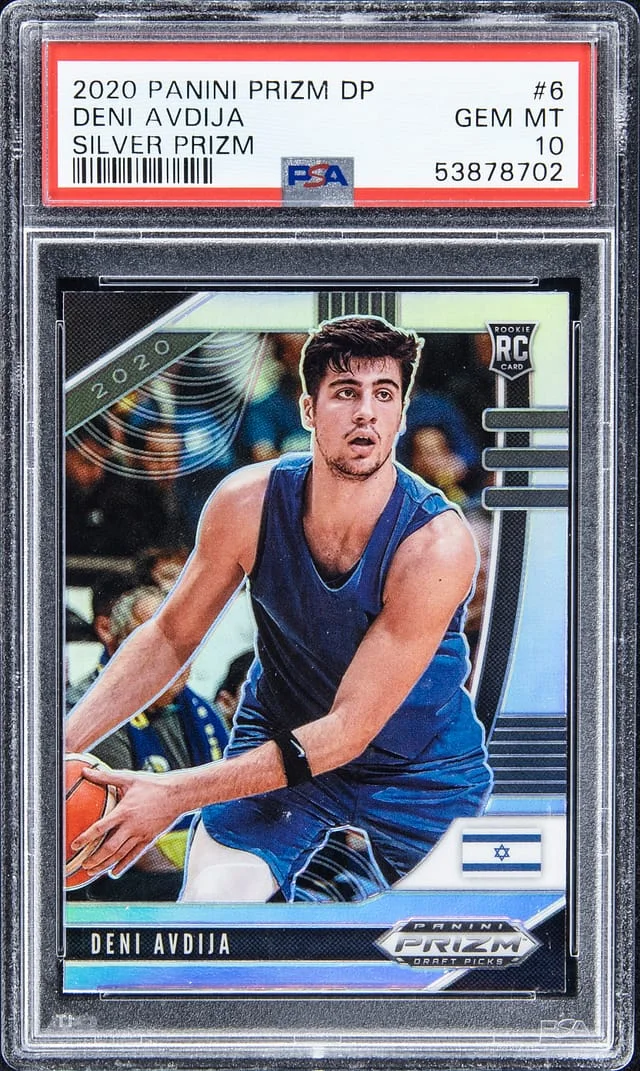 2020-21 Panini Prizm Draft Picks Deni Avdija Silver Prizm #6 card image