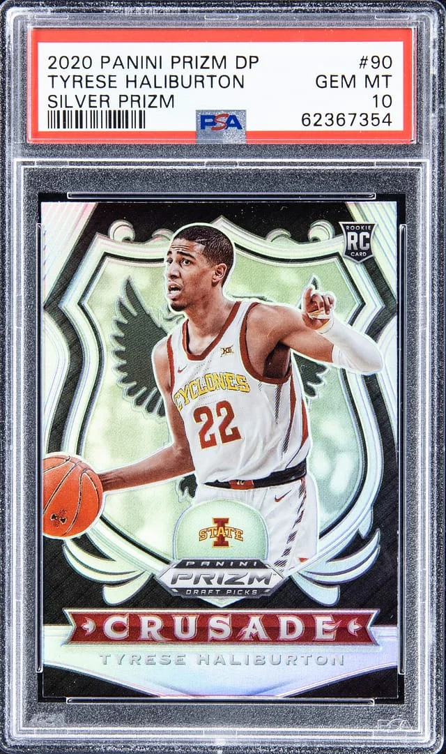 2020-21 Panini Prizm Draft Picks Tyrese Haliburton Silver #90 card image