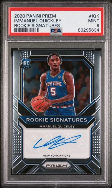 2020-21 Panini Prizm Immanuel Quickley Signatures #RS-IQK card image