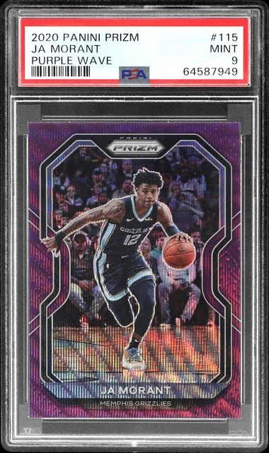2020-21 Panini Prizm Ja Morant Orange Ice #115 card image