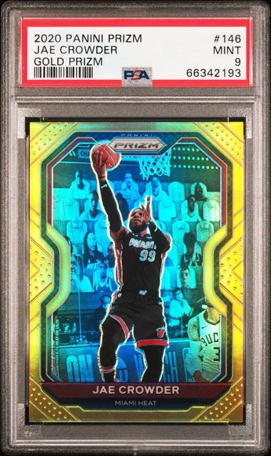 2020-21 Panini Prizm Jae Crowder Gold Prizm #146 card image